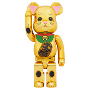 BE@RBRICK Manekineko Gold Plated Emit Light 1000%