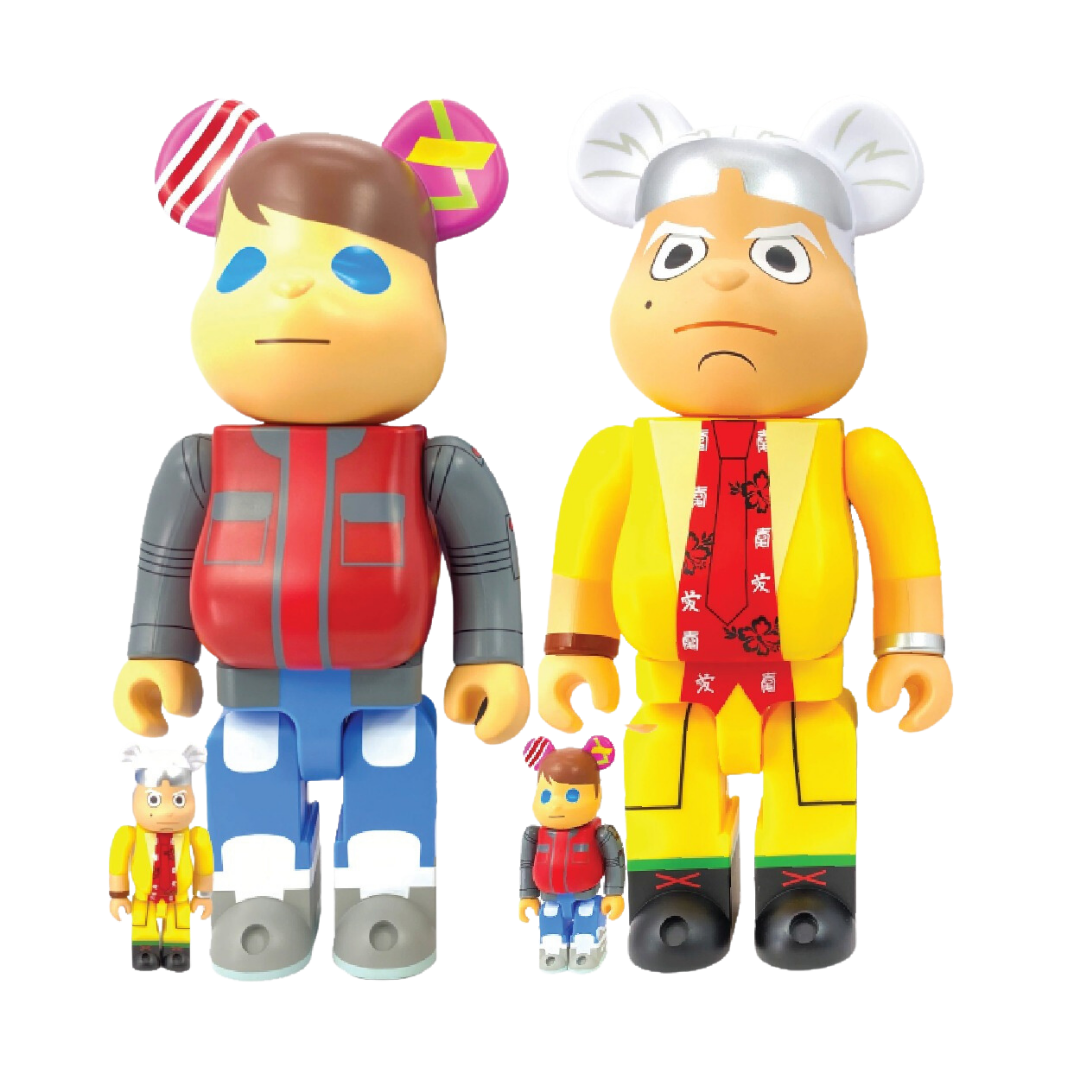 BE@RBRICK Back To The Future 100% & 400% Set Of 2 - ActionCity