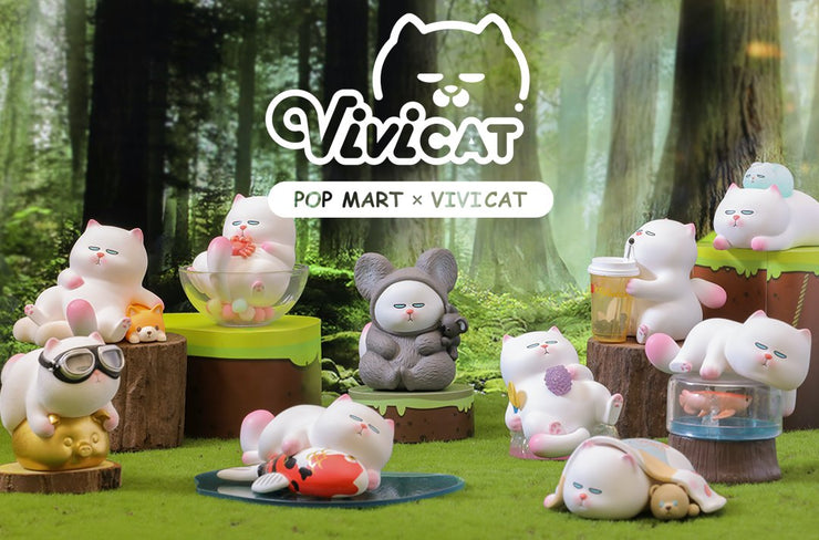 POP MART Vivicat Lazy Friend Series 4