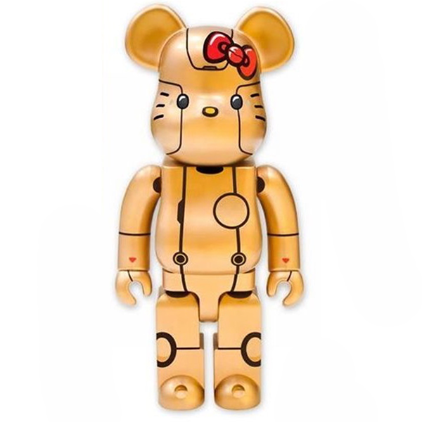 BE@RBRICK Robot Kitty Gold 1000% – ActionCity