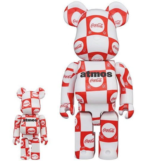 BE@RBRICK Atmos x Coca Cola Tokyo 100% & 400%