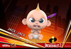 COSB479 - Incredibles 2 - Cosbaby (S) Series - Jack-Jack (Angry) Cosbaby (S) - ActionCity