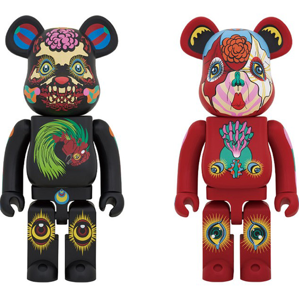 BE@RBRICK Keiichi Tanami 1000% Red & Black