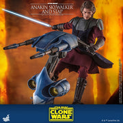 TMS020 – Star Wars: The Clone Wars - 1/6th scale Anakin Skywalker and STAP Collectible Set