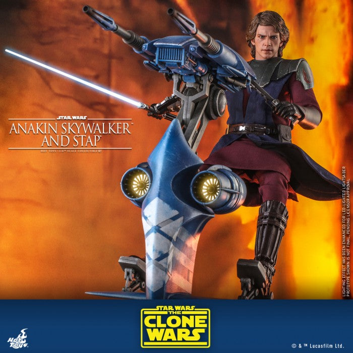 TMS020B – Star Wars: The Clone Wars - 1/6th scale Anakin Skywalker and STAP Collectible Set (Special Edition)