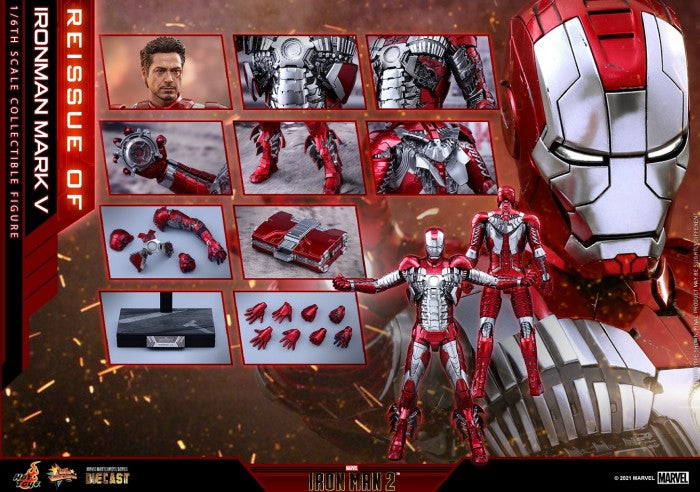 MMS400D18 - Iron Man 2 - 1/6th scale Iron Man Mark V Collectible Figure
