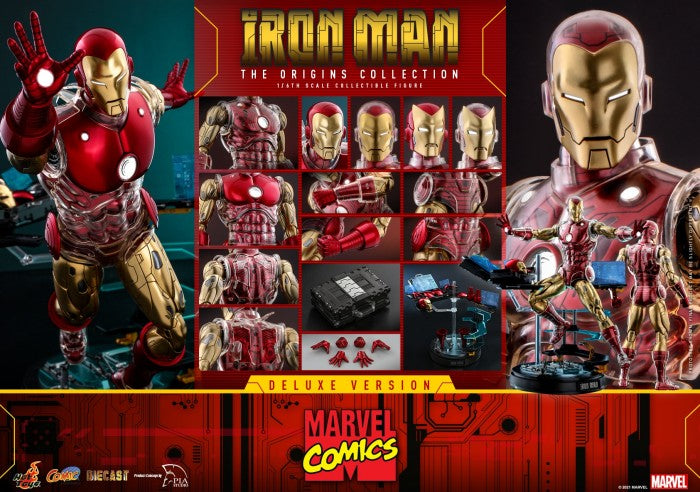 CMS08D38 - Marvel Comics - 1/6th scale Iron Man (Deluxe Version) [The Origins Collection]
