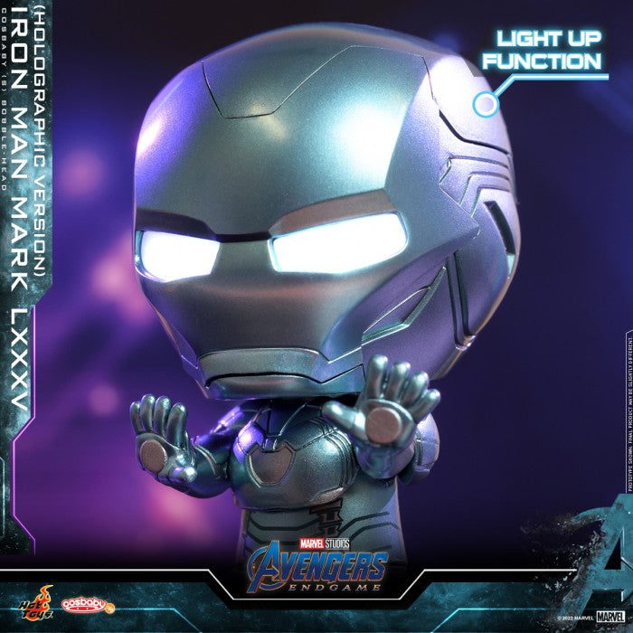 COSB971 - Avengers: Endgame - Iron Man Mark LXXXV (Holographic Version) Cosbaby (S) Bobble-Head