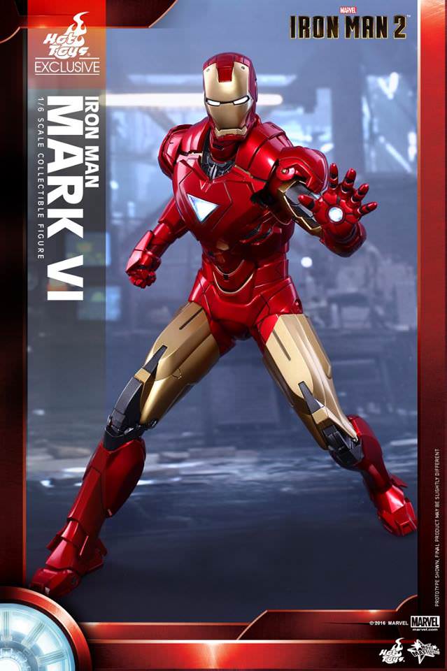 MMS339 - Iron Man 2 Mark VI 1/6th Scale Collectible Figure - ActionCity