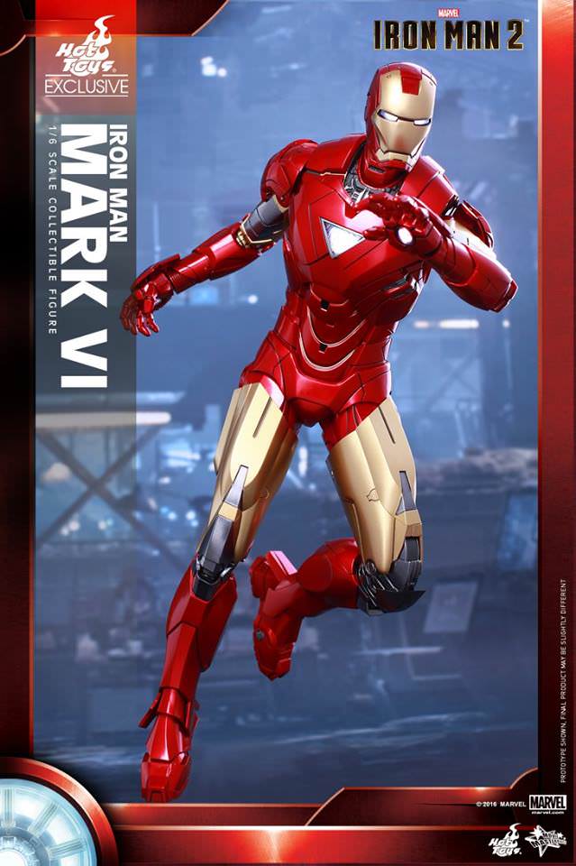 MMS339 - Iron Man 2 Mark VI 1/6th Scale Collectible Figure - ActionCity