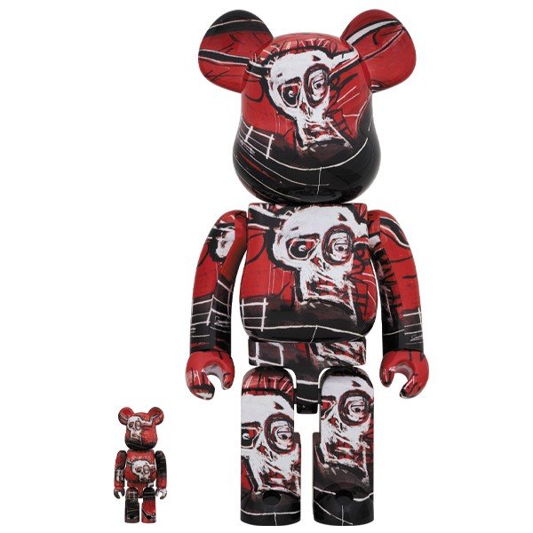 BE@RBRICK Jean-Michel Basquiat #5 100% & 400% – ActionCity