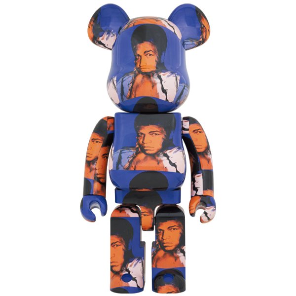 BE@RBRICK Andy Warholâ€™s Muhammad Ali 1000% - ActionCity