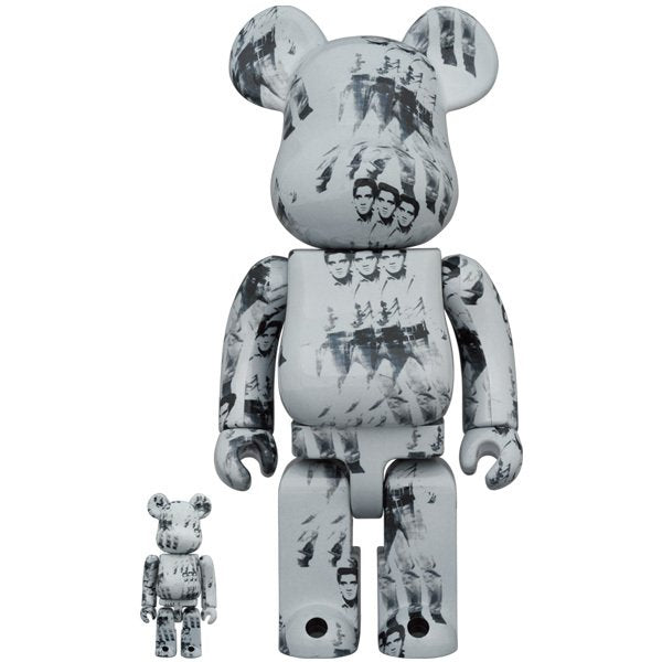 BE@RBRICK Andy Warhol’s Elvis Presley 100% & 400% - ActionCity