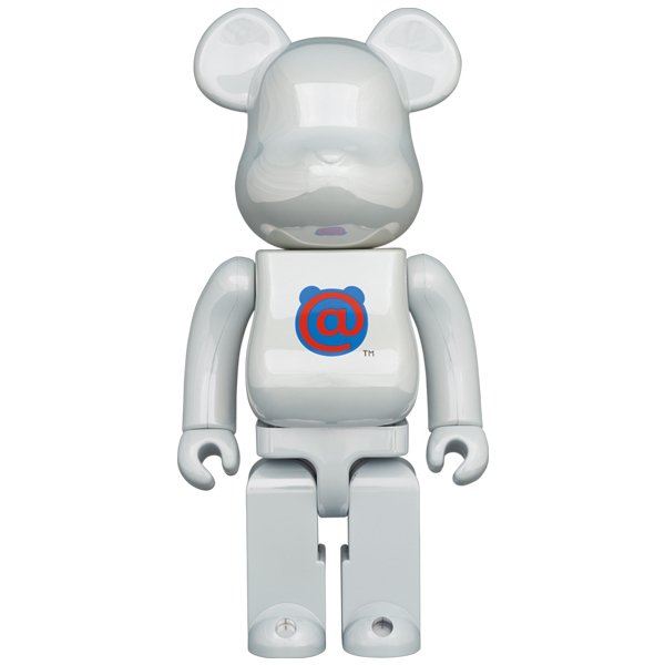 BE@RBRICK 1st Model White Chrome 400%