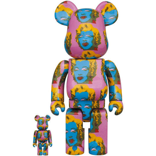 BE@RBRICK Andy Warhol's Marilyn Monroe #2 100% & 400%