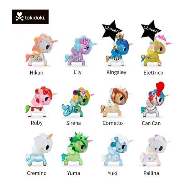 tokidoki Unicorno Series 4 Metallico - Case of 24 Blind Boxes - ActionCity